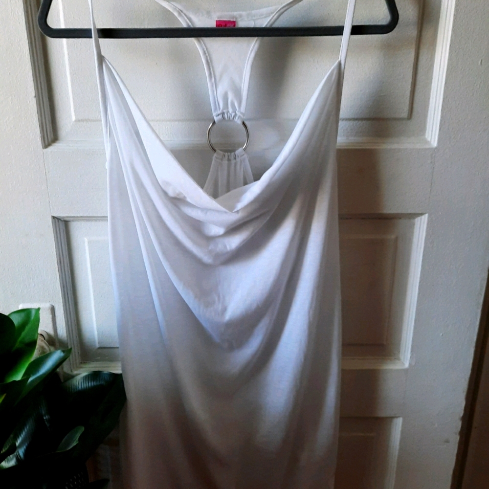 White Swim Cover Dress
